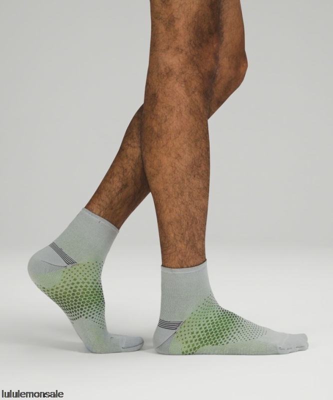 Lululemon Deutschland DELULU917 | Sea ​​salt Macropillow Ankle Laufsocke Mittlere Dämpfung